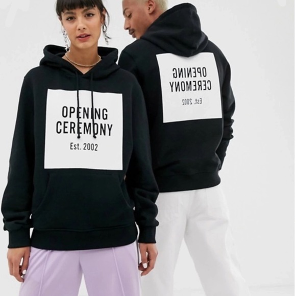 Opening Ceremony Black Logo Hoodie - Picture 2 of 10